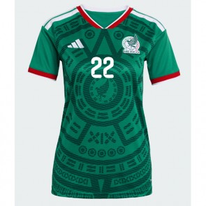 Mexico Hirving Lozano #22 Hjemmebanetrøje Dame VM 2026 Kortærmet